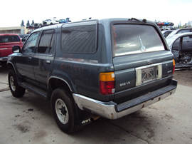 1992 TOYOTA 4RUNNER SUV SR5 MODEL 3.0L V6 AT 4X4 COLOR GREEN STK Z13431