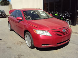 2007 TOYOTA CAMRY 4 DOOR SEDAN LE MODEL 2.4L AT FWD COLOR RED Z14699