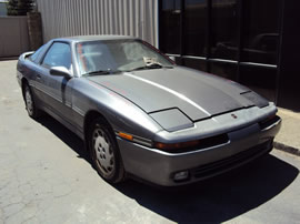 1989 TOYOTA SUPRA STANDARD MODEL SPORT ROOF 3.0L 6 CYLINDER NON TURBO MT 5 SPEED 2WD COLOR GRAY Z13492