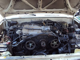 1989 TOYOTA 4RUNNER 2 DOOR SR5 MODEL 3.0L V6 MT 4X4 COLOR WHITE Z13530