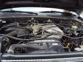 1997 TOYOTA T100 PICK UP XTRA CAB SR5 MODEL 3.4L V6 AT 4X4 COLOR GREEN Z13552