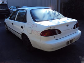 2000 TOYOTA COROLLA SEDAN CE MODEL 1.8L AT FWD COLOR WHITE Z13557