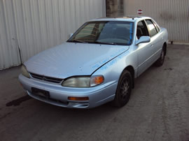 1996 TOYOTA CAMRY 4 DOOR SEDAN XLE MODEL 2.2L 4CYL CA EMISSIONS AT FWD COLOR SILVER Z13578