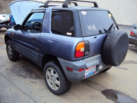 1996 TOYOTA RAV4 , 2 DOOR , 5 SPEED TRANSMISSION, STK # Z10074