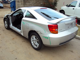 2000 TOYOTA CELICA, 4CYL.-5 SPEED TRANSMISSION COLOR- SILVER, STK # Z10075