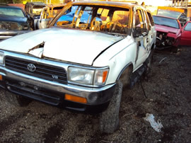 1995 TOYOTA 4 RUNNER, COLOR - WHITE, STK # T10290