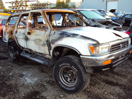 1995 TOYOTA 4 RUNNER, COLOR - WHITE, STK # T10290