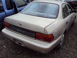 1994 TOYOTA COROLLA 4CYL. , 3SPEED TRANSMISSION , COLOR-GOLD STK# Z10093