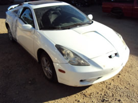 2000 TOYOTA CELICA GT, AUTOMATIC TRANSMISSION, COLOR WHITE, STK# Z10116