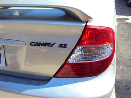 2004 TOYOTA CAMRY SE, 4CYL ENGINE, AUTOMATIC TRANSMISSION STK Z10121