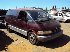 1999 TOYOTA PREVIA 2.4L AT AWD COLOR RED STK Z11199