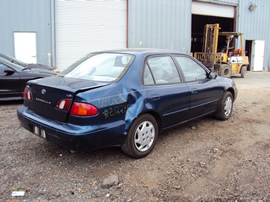 2000 TOYOTA COROLLA LE MODEL 4 DOOR SEDAN 1.8L AT FWD COLOR BLUE STK Z12275