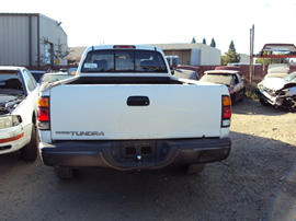 2000 TOYOTA TUNDRA REGULAR CAB DLX MODEL,3.4L V6 AT RWD COLOR WHITE STK Z12301