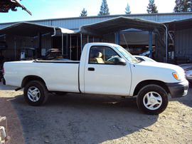 2000 TOYOTA TUNDRA REGULAR CAB DLX MODEL,3.4L V6 AT RWD COLOR WHITE STK Z12301