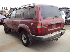 1997 TOYOTA LAND CRUISER 4.0L AT 4WD COLOR RED STK Z12335