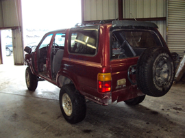 1990 TOYOTA 4RUNNER SUV SR5 MODEL 3.0L V6 AT 4X4 COLOR RED STK Z12353