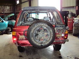 1990 TOYOTA 4RUNNER SUV SR5 MODEL 3.0L V6 AT 4X4 COLOR RED STK Z12353