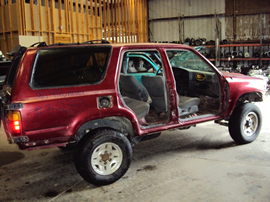 1990 TOYOTA 4RUNNER SUV SR5 MODEL 3.0L V6 AT 4X4 COLOR RED STK Z12353